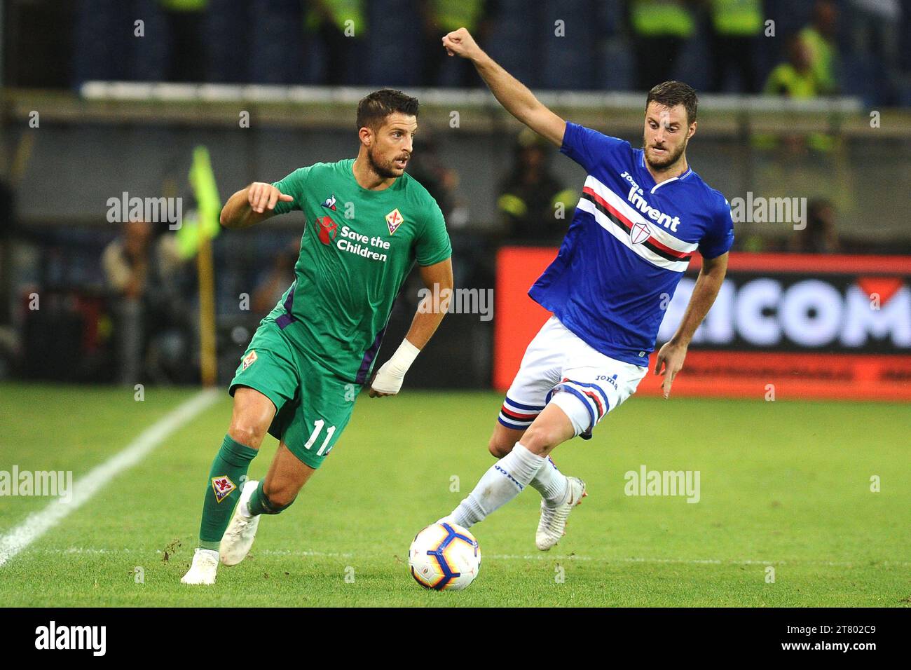 Fiorentinas Kevin Mirallas L Celebrates After Editorial Stock Photo - Stock  Image