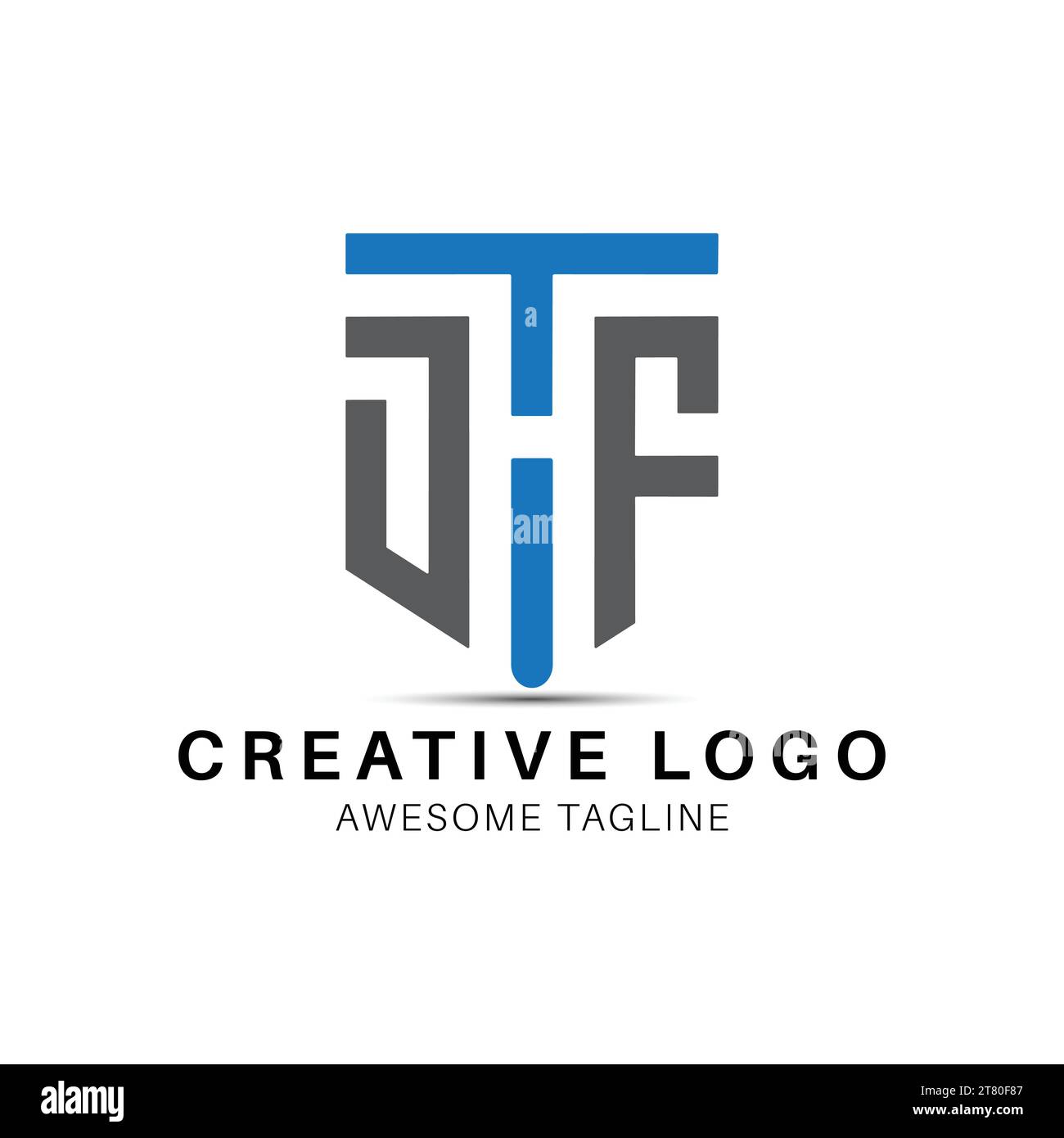JTF letter logo design Stock Vector Image & Art Alamy