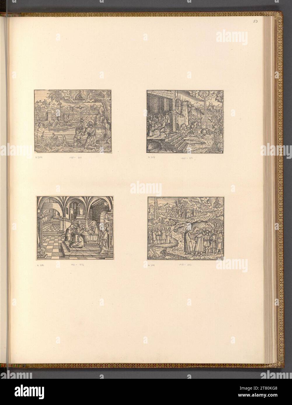 Hans Brosamer New Testament: scenes from the life of Christ. Woodcut 1495-1554 , 1495/1554 Stock Photo