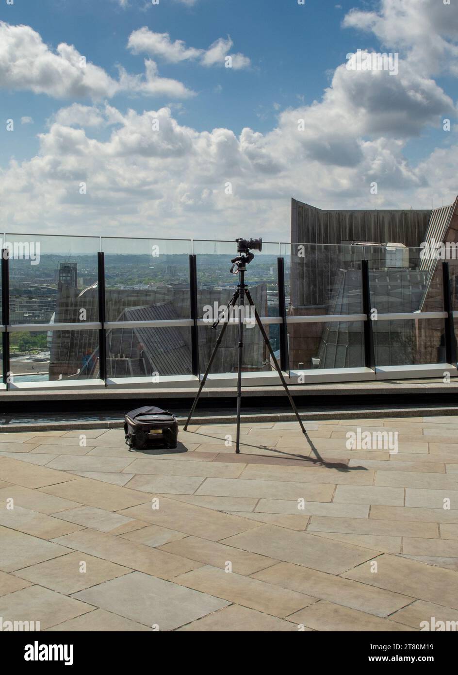 The garden at 120. Public rooftop garden on the top of office building