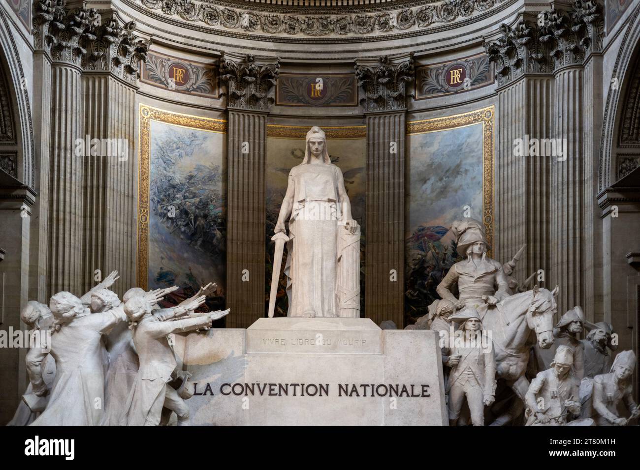 La convention nationale in the pantheon in paris Stock Photo