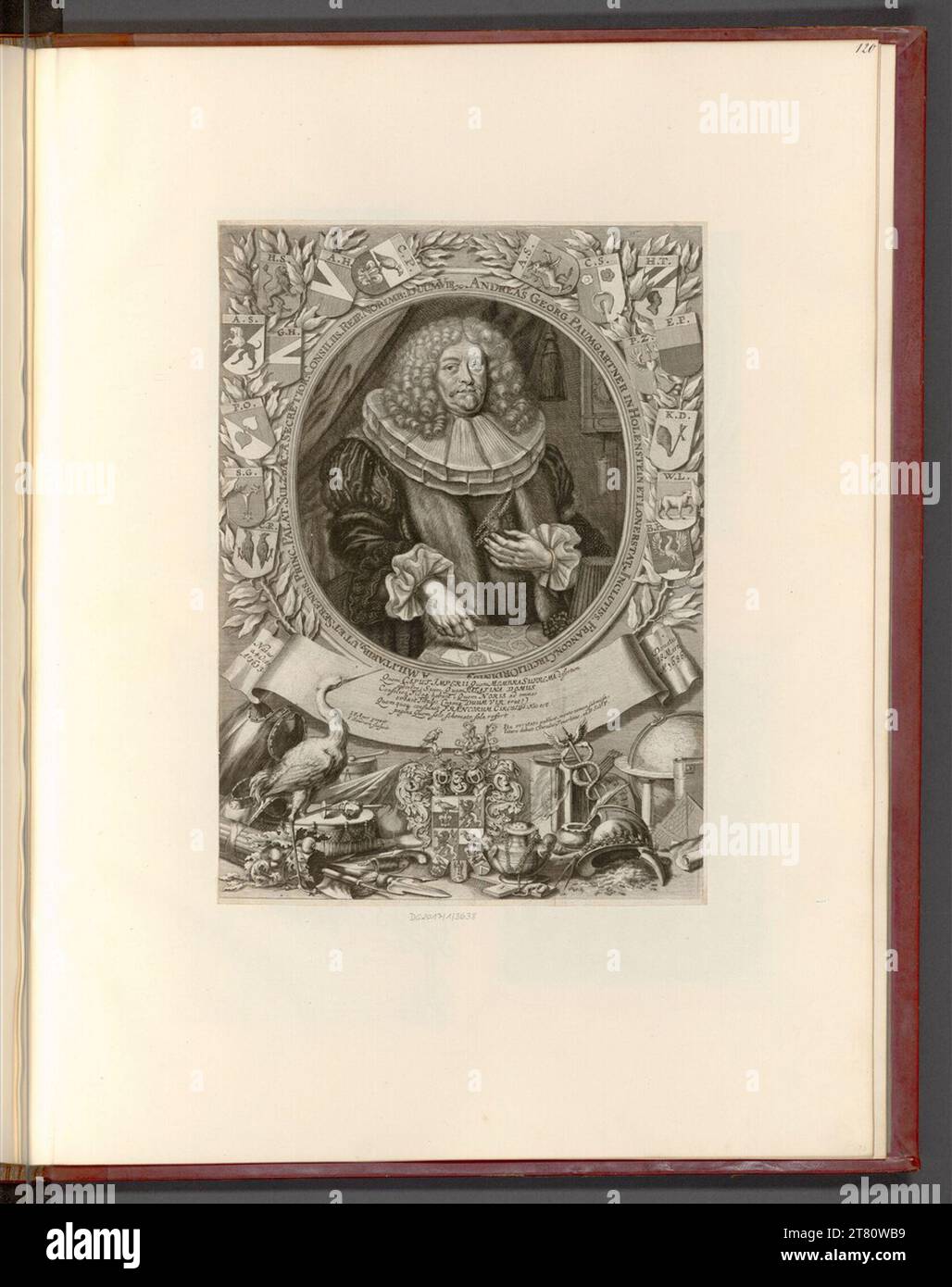Jakob von Sandrart (Engraver) Portrait Andreas Paumgartner (from