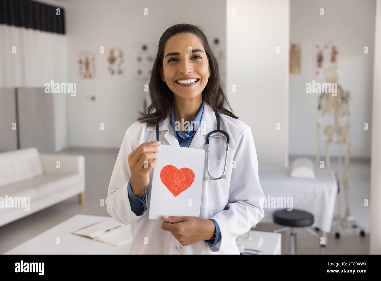 Cheerful medic showing greeting hi-res stock photography and images - Alamy