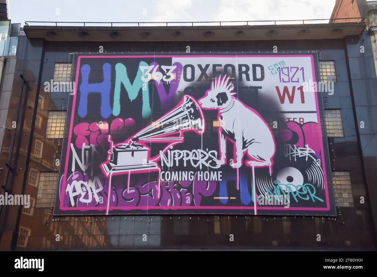 London, UK. 17th November 2023. The famous logo is unveiled as iconic