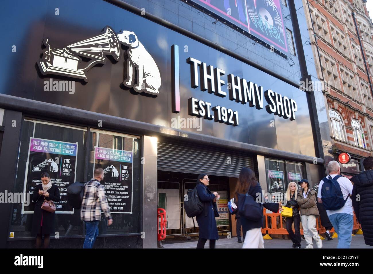 London, UK. 17th November 2023. The famous logo is unveiled as iconic