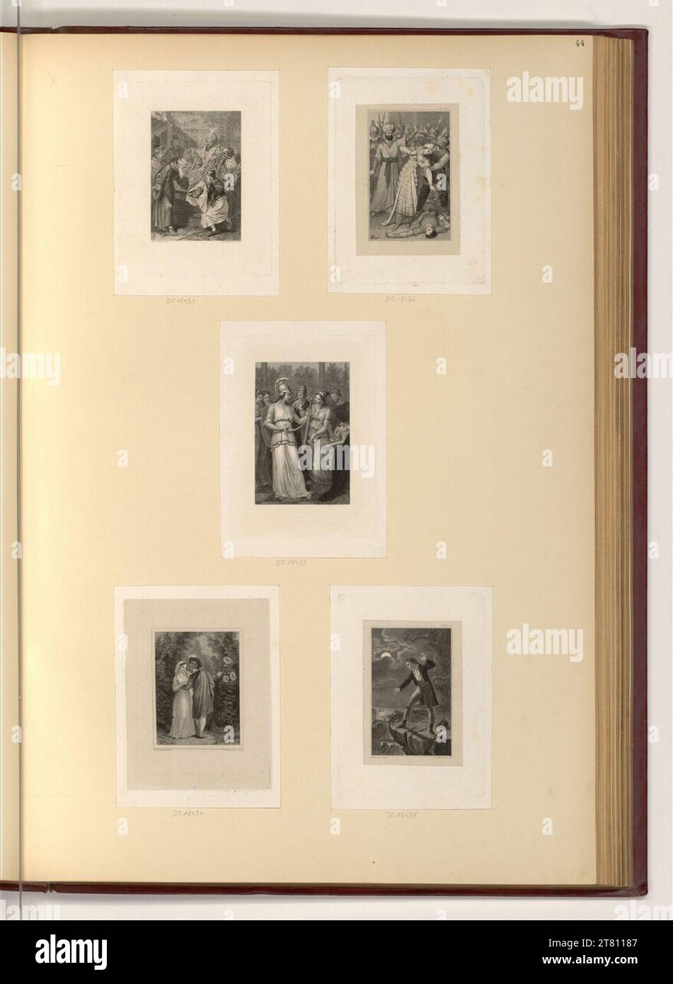 Josef Axmann (Engraver) Carl Spindler: Capuchin ride (book illustration); Various scenes. Steel engraving, etching 1808-1873 , 1808/1873 Stock Photo