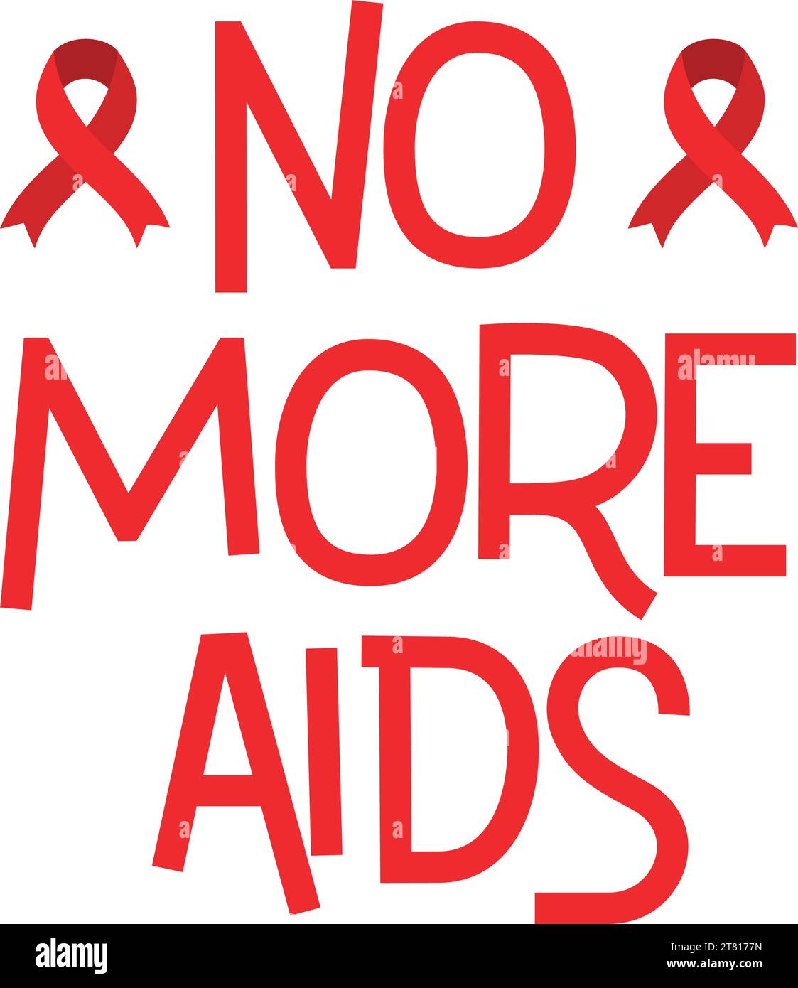 Red ribbons world aids Stock Vector Images - Alamy