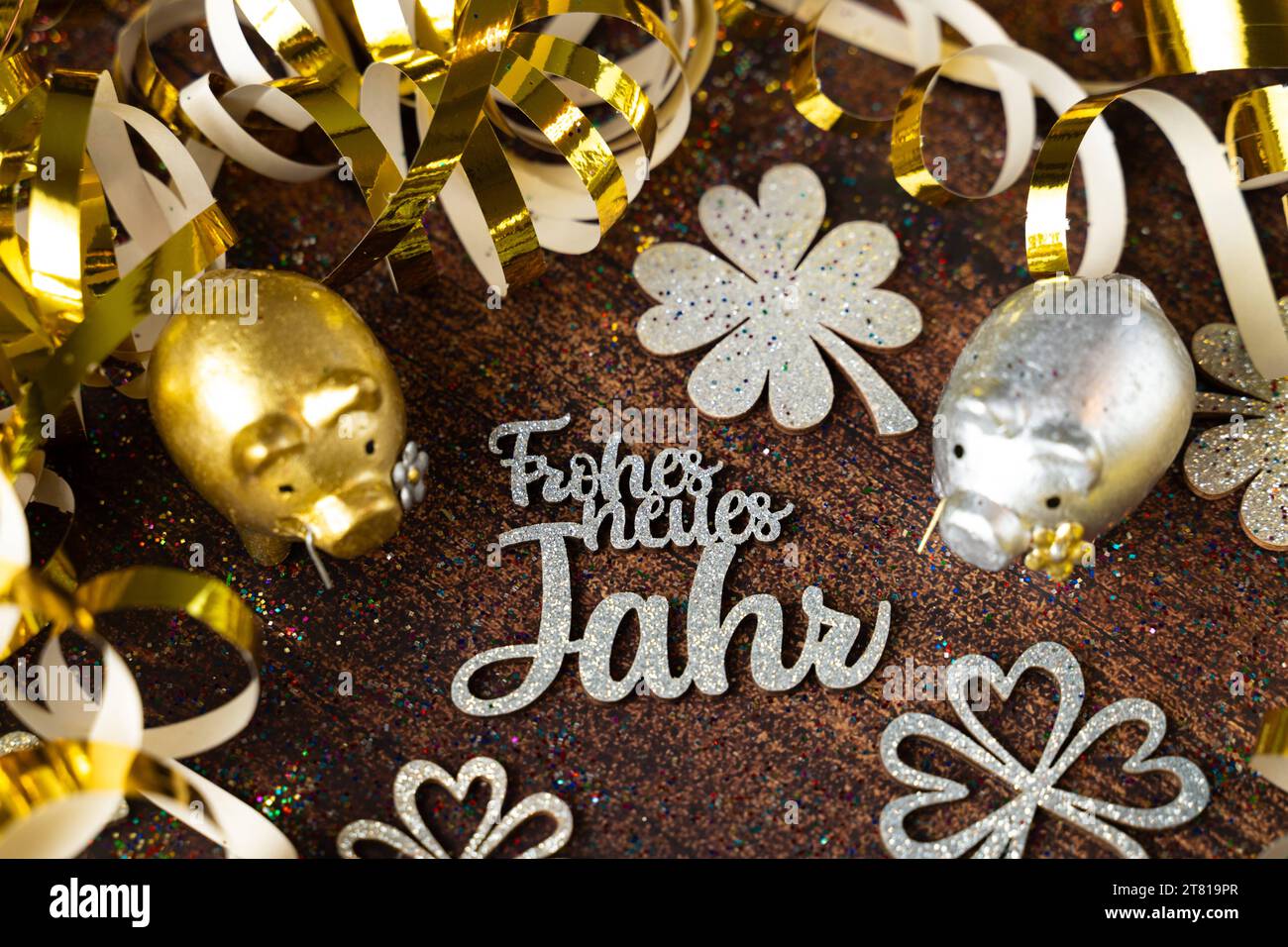 Augsburg, Bavaria, Germany November 17, 2023 Happy New Year