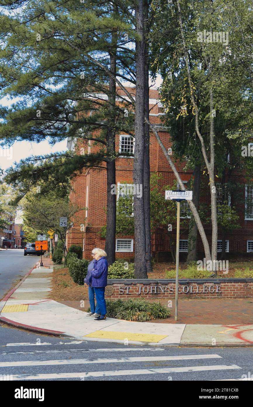 St john's college annapolis hi-res stock photography and images - Alamy