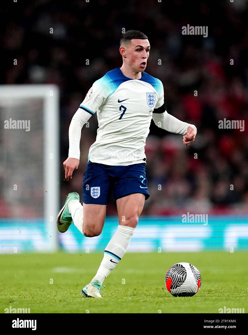 England's Phil Foden during the UEFA Euro 2025 Qualifying Group C match