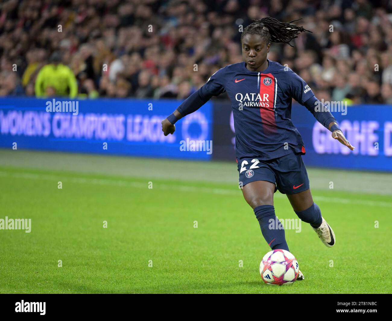 AMSTERDAM Tabitha Chawinga of Paris SaintGermain during the UEFA