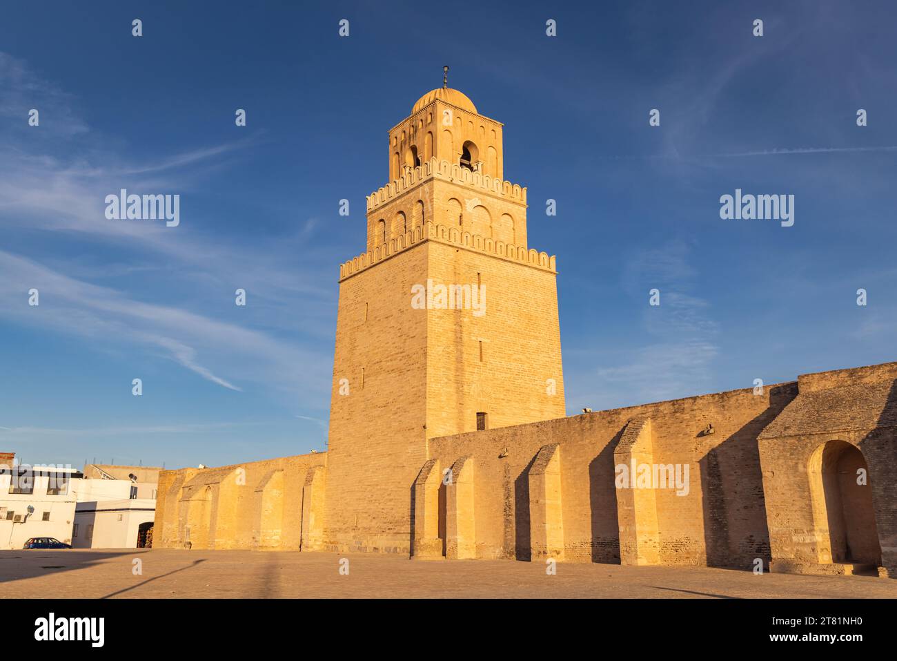 Kairouan Tunisia Minaret Of The Great Mosque Of Kairouan Stock Photo kairouan-tunisia-minaret-of-the-great-mosque-of-kairouan-stock-photo