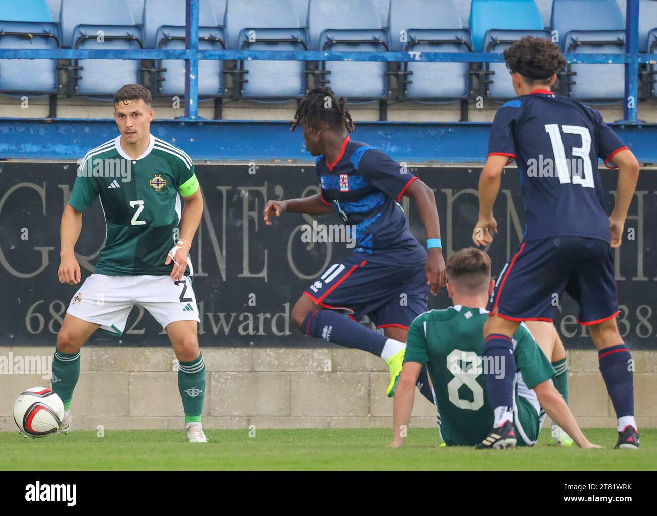 Mourneview Park, Lurgan, Northern Ireland, UK. 07th Sep 2023. UEFA U21