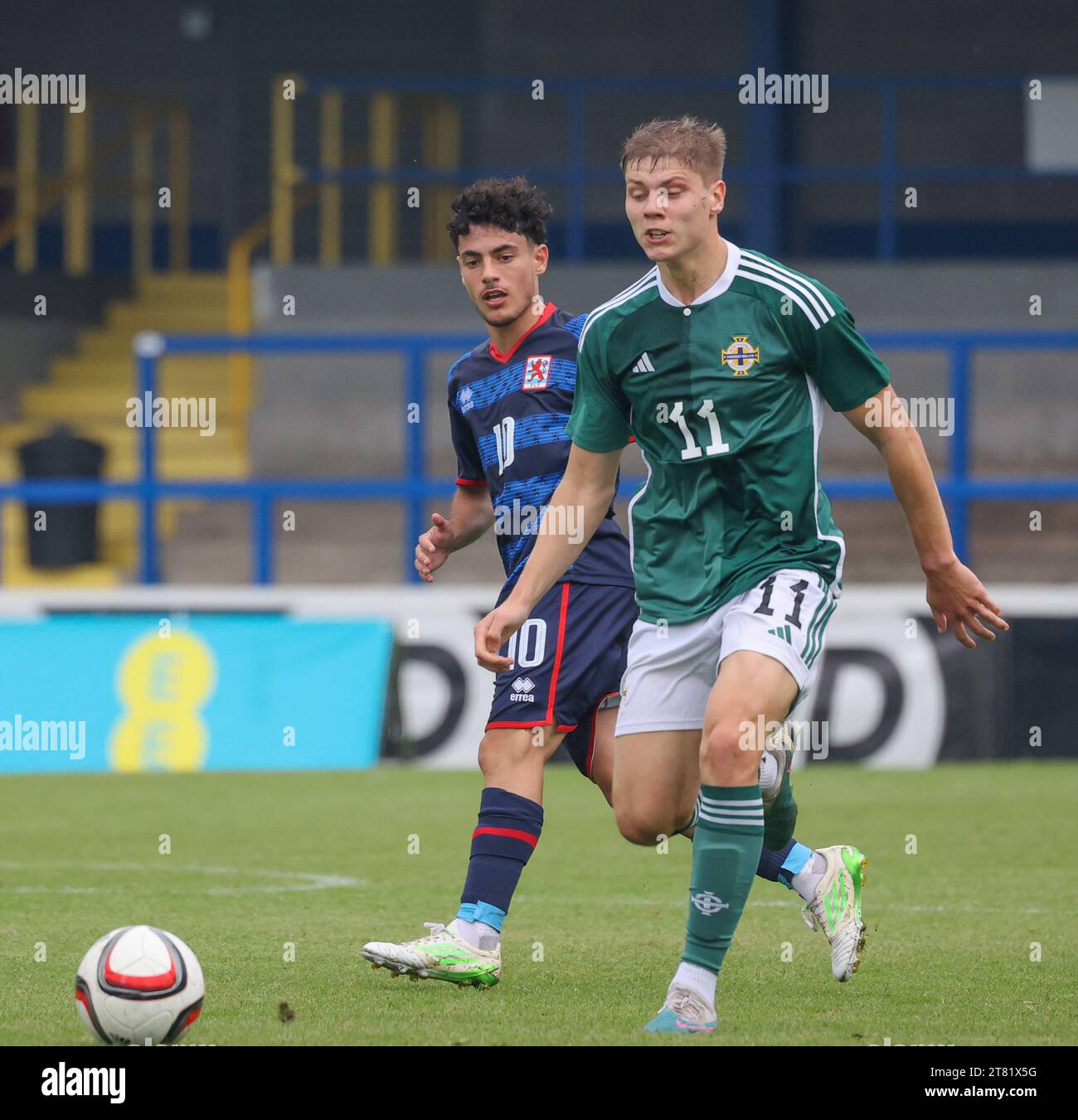 Mourneview Park, Lurgan, Northern Ireland, UK. 07th Sep 2023. UEFA U21