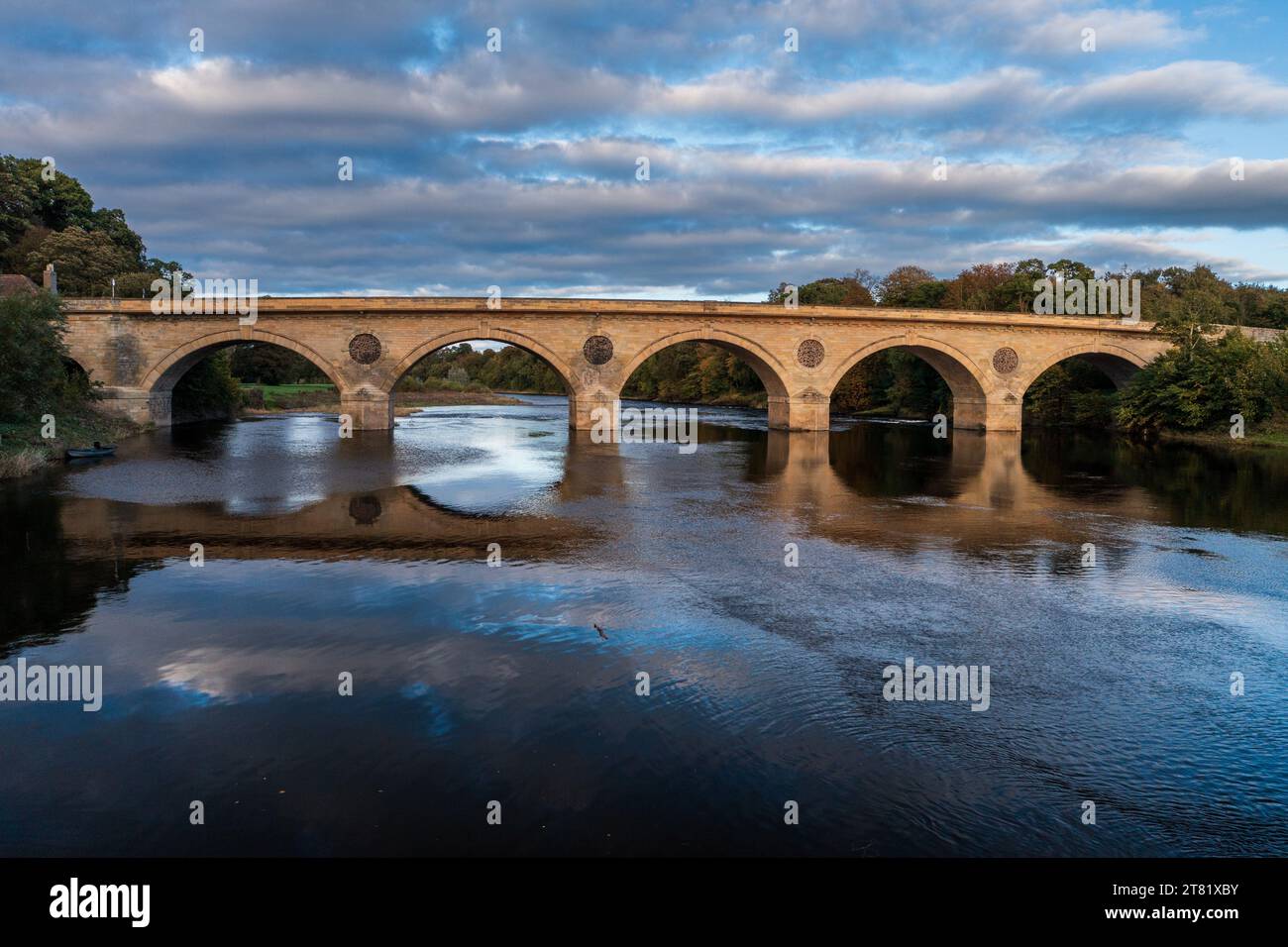 Coldstream Bridge the crossing of the Scottish Border. It was here that
