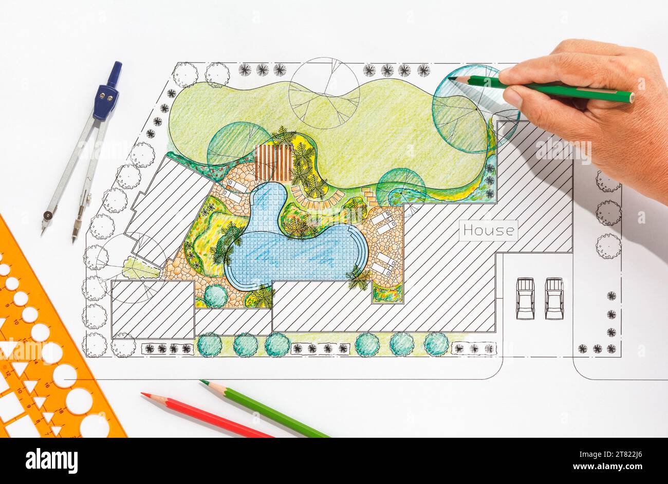 Hardscape project planning hi-res stock photography and images - Alamy