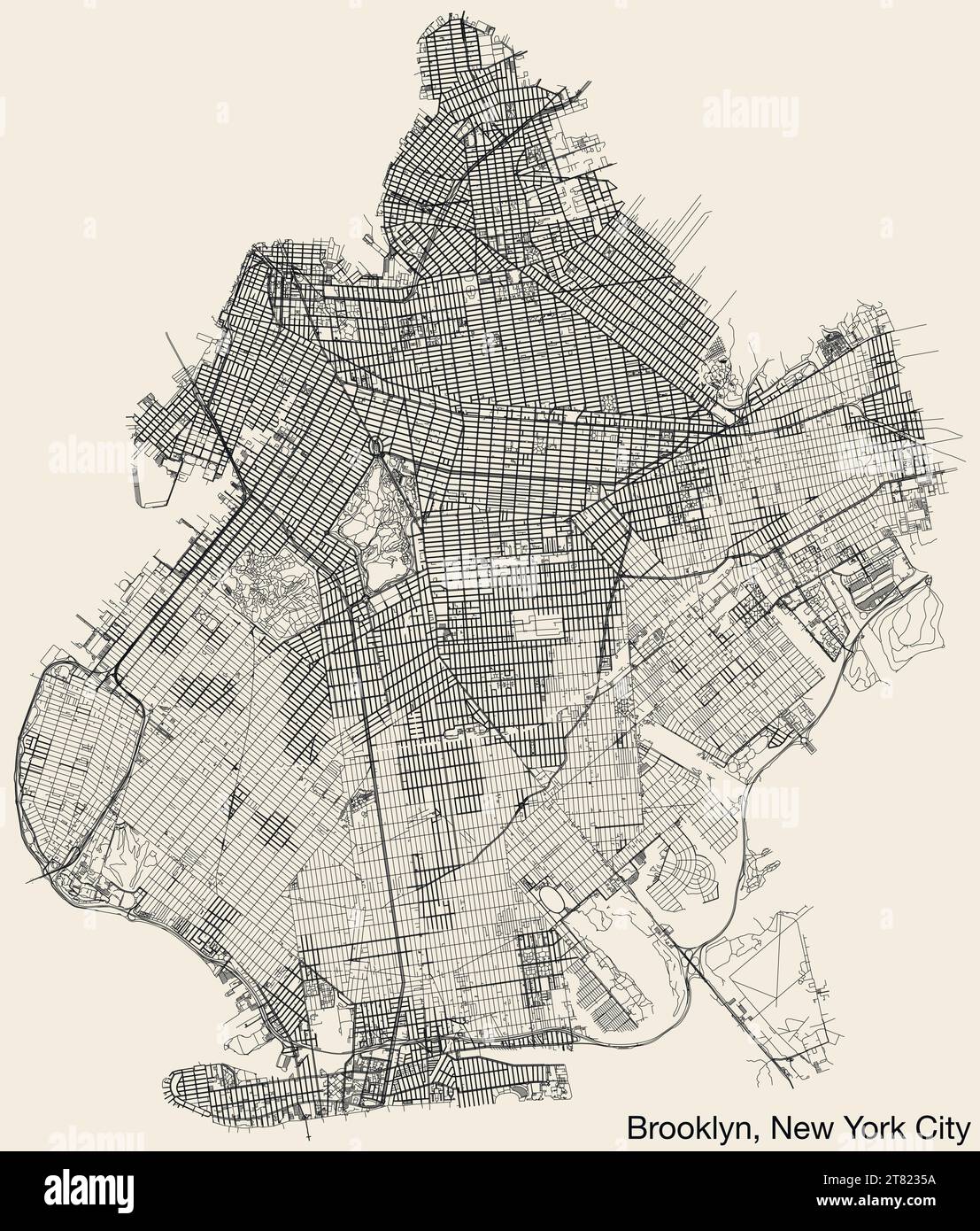 Street brooklyn Stock Vector Images Alamy