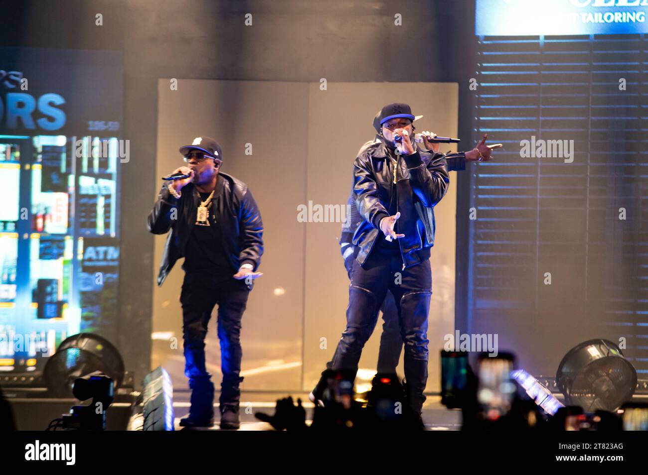 London, United Kingdom. 17th November 2023. 50 Cent performs live at OVO Arena Wembley. Cristina Massei/Alamy Live News Stock Photo