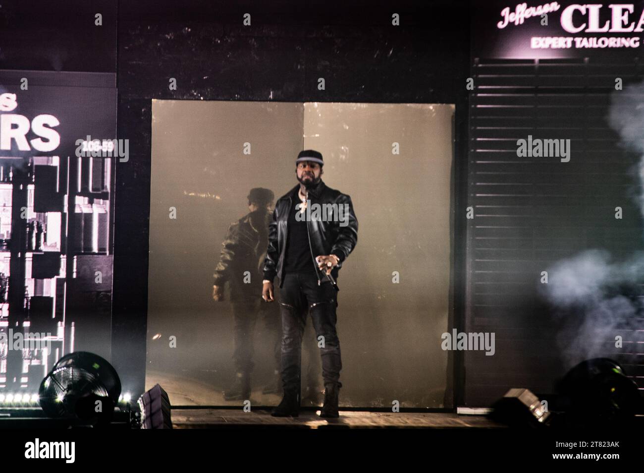 London, United Kingdom. 17th November 2023. 50 Cent performs live at OVO Arena Wembley. Cristina Massei/Alamy Live News Stock Photo
