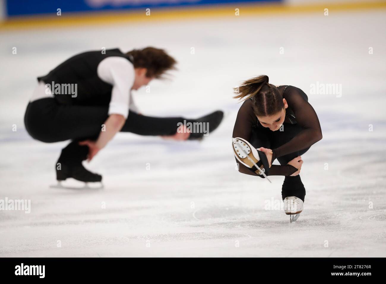 Espoo, Finland. 17th Nov, 2023. Maria Pavlova (R)/Alexei Sviatchenko of