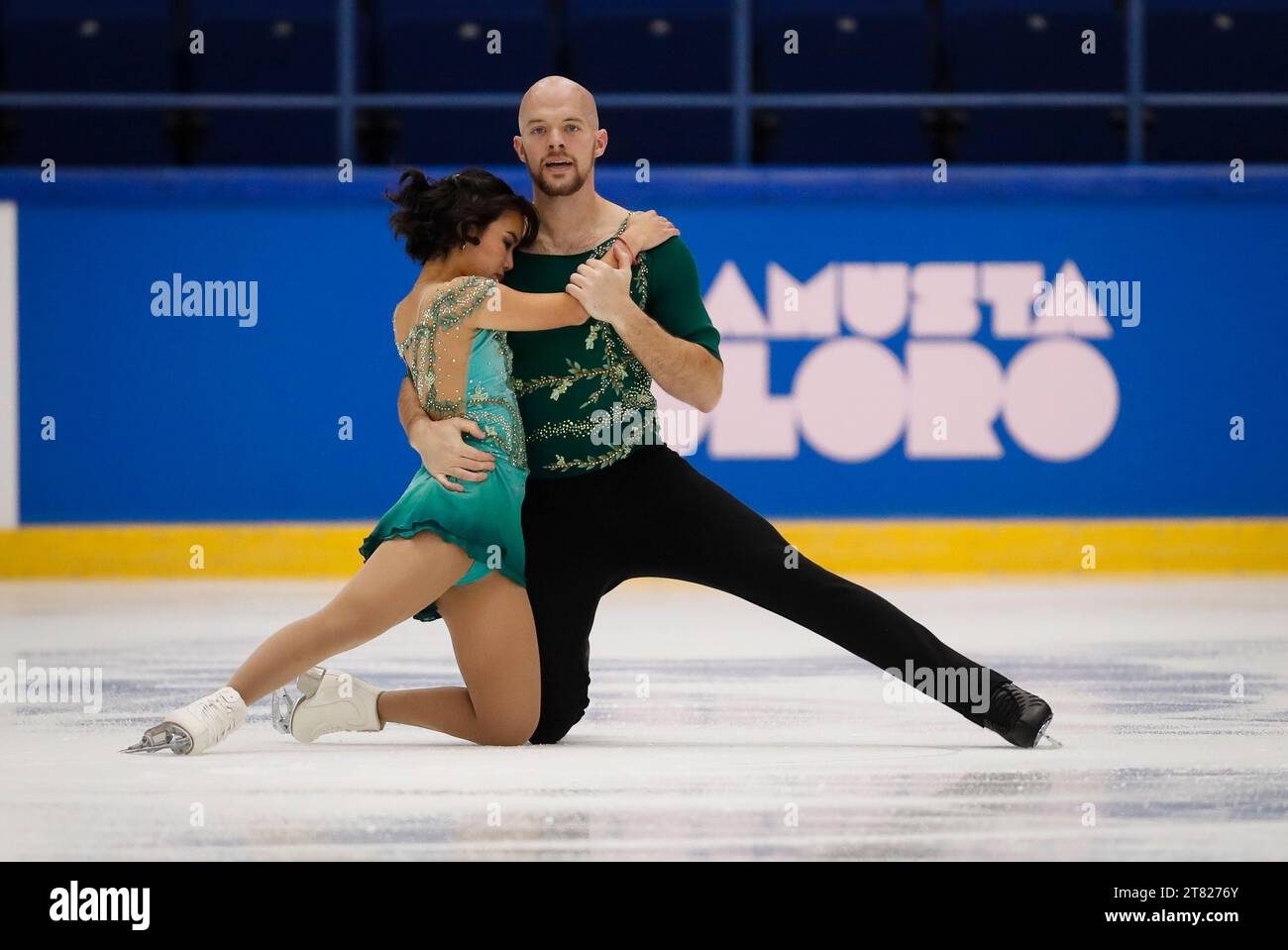 Espoo, Finland. 17th Nov, 2023. Ellie Kam (L)/Danny O'shea of the