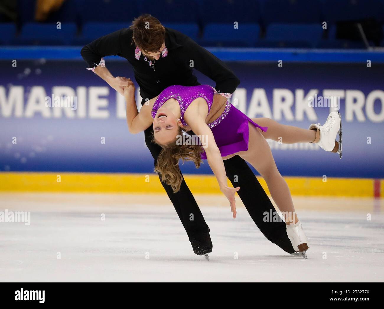 Espoo, Finland. 17th Nov, 2023. Brooke Mcintosh (front)/Benjamin Mimar