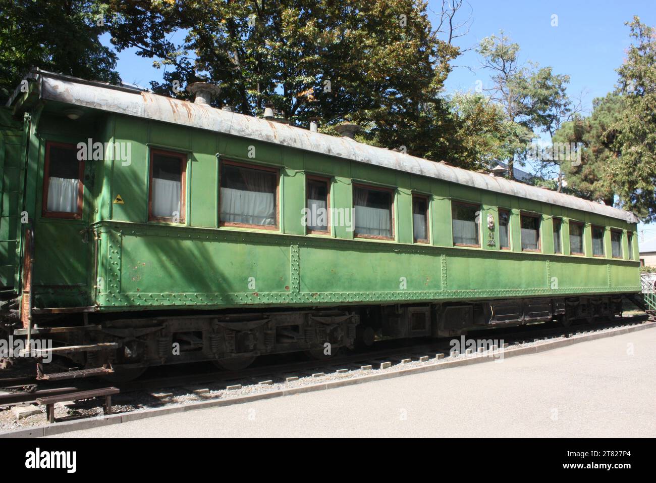 The private railway carriage of Josef Stalin, at the Stalin Museum in ...