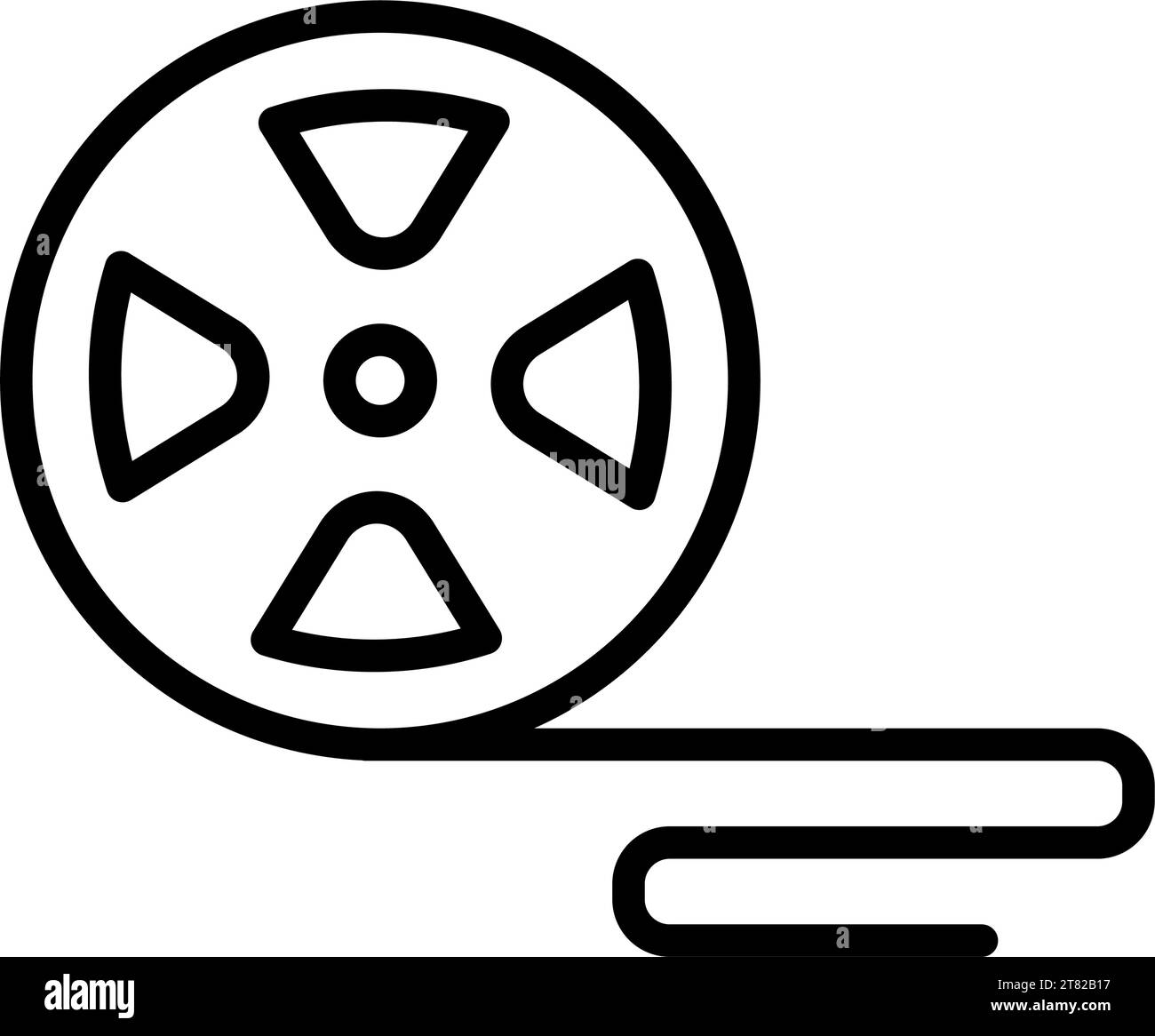 movie reel icon Stock Vector Image & Art - Alamy