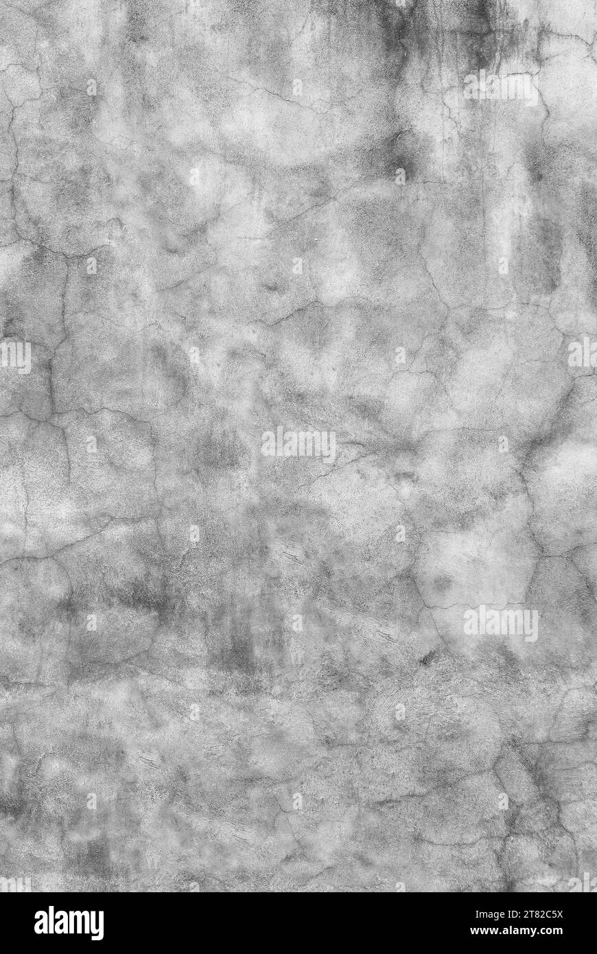 Texture of a clay plaster wall in grey tones, Santa Fe USA Stock Photo