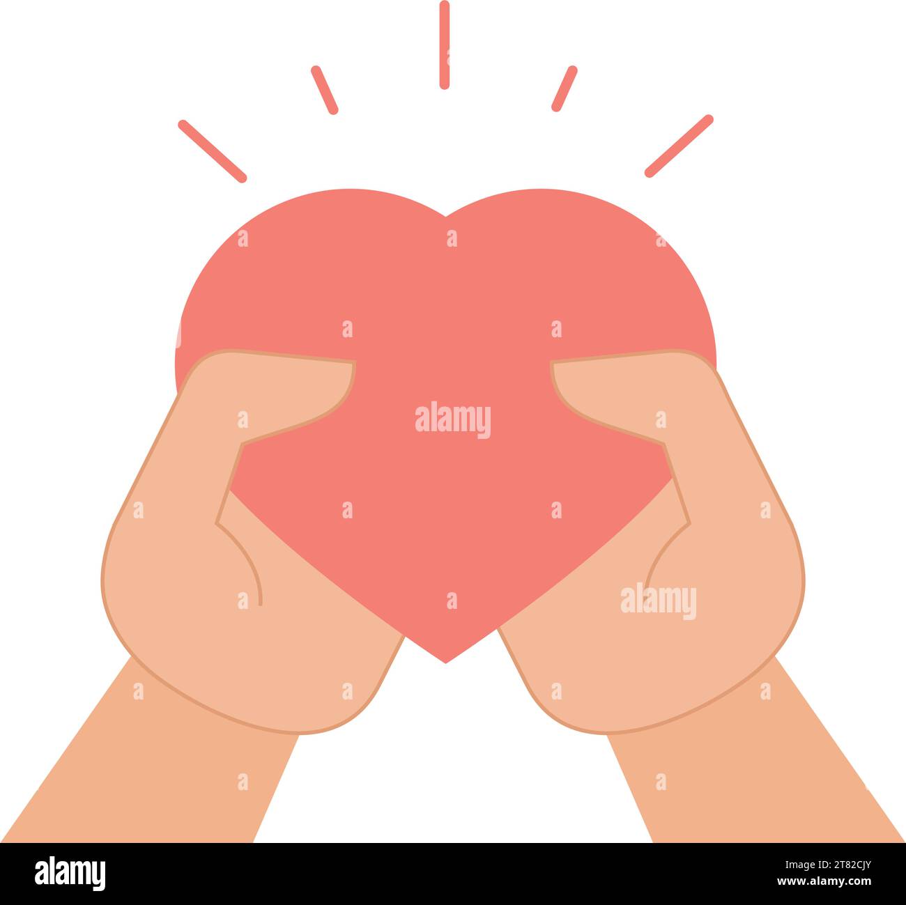 Human rights in heart Stock Vector Images - Alamy