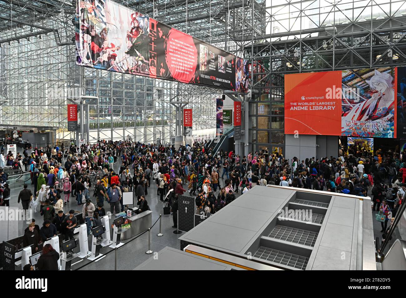 People attend the 6th annual Anime NYC at the Jacob K. Javits