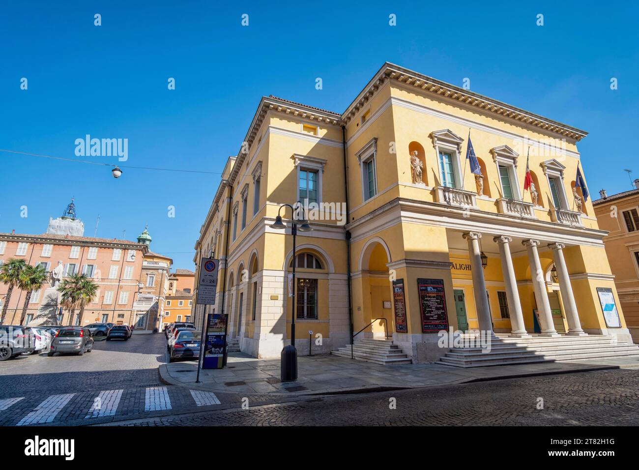 Dante Alighieri Theatre Ravenna Emilia Romagna Italy Stock