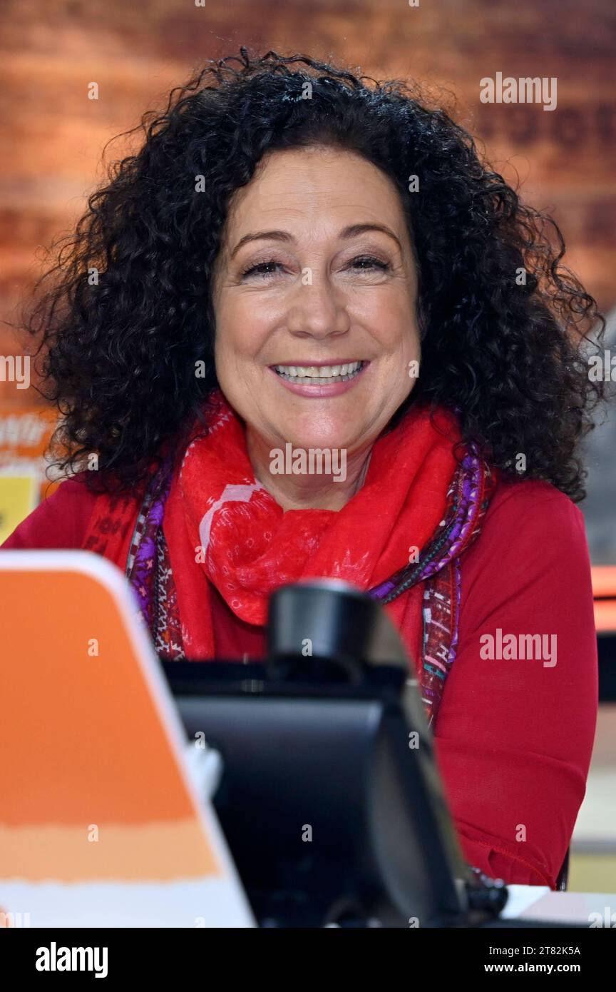 Barbara Wussow beim 28. RTLSpendenmarathon 2023 im Studio 8 der EMG