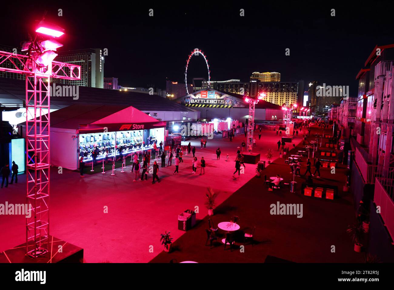 Las Vegas, USA. 17th Nov, 2023. Circuit atmosphere FanZone. Formula 1