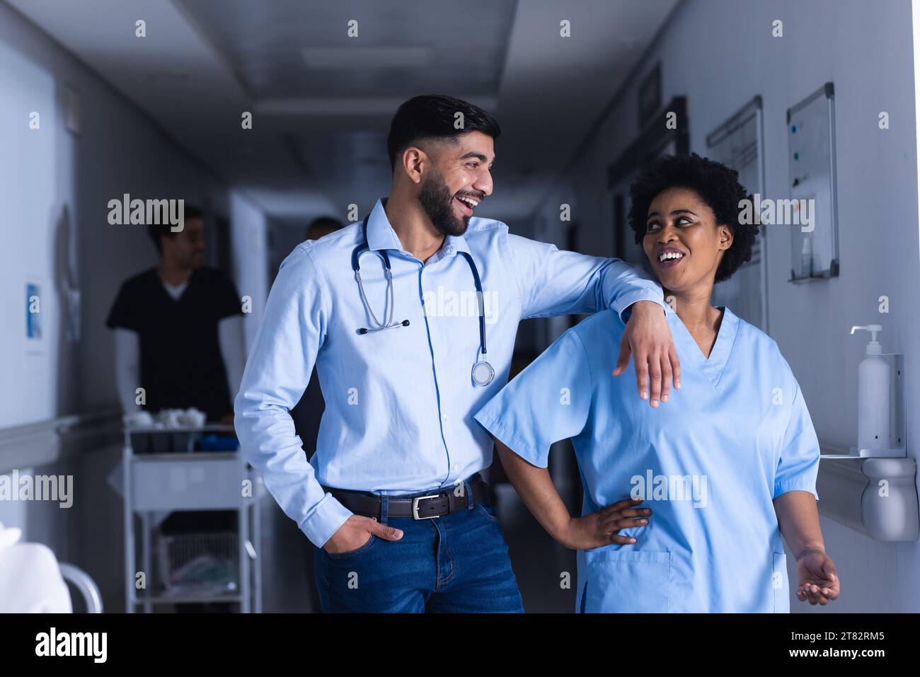 Diverse young doctors hospital hi-res stock photography and images - Alamy