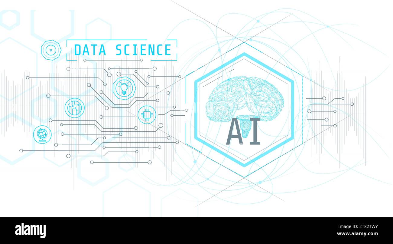 Virtual infographic with digital human brain Stock Vector Image & Art ...