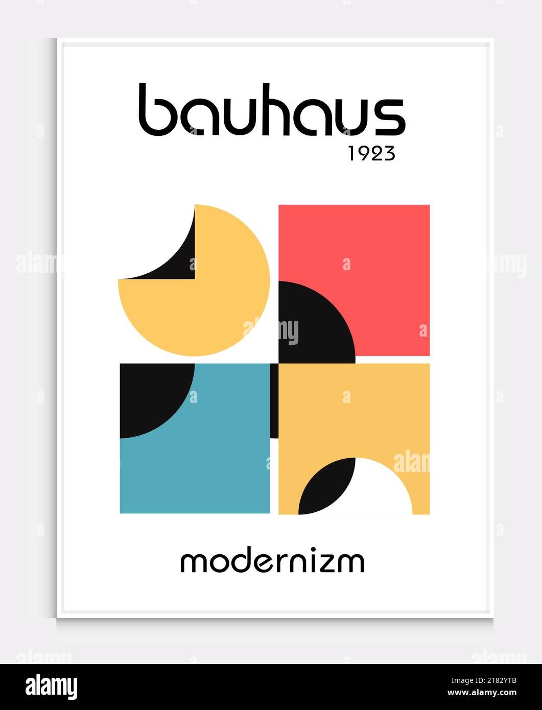 Contains Abstract Art Set in bauhaus style, Decorative Modern Art, Vector illustration poster. Prints, Gallery Wall Art Set, Office Wall Art, Stock Vector