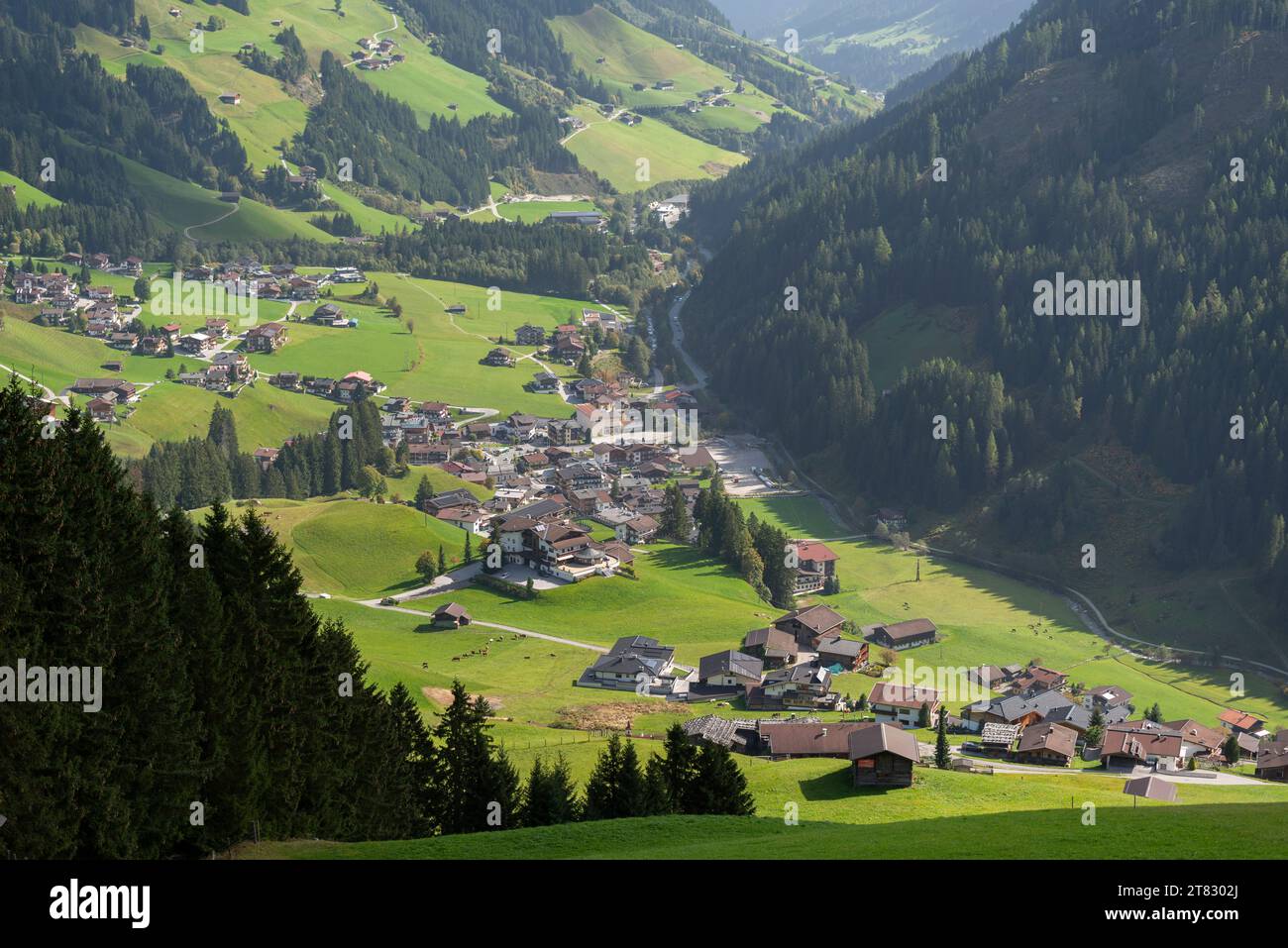 Valley Tuxertal, Zillertaler Alps, Tyrol, Austria Stock Photo - Alamy