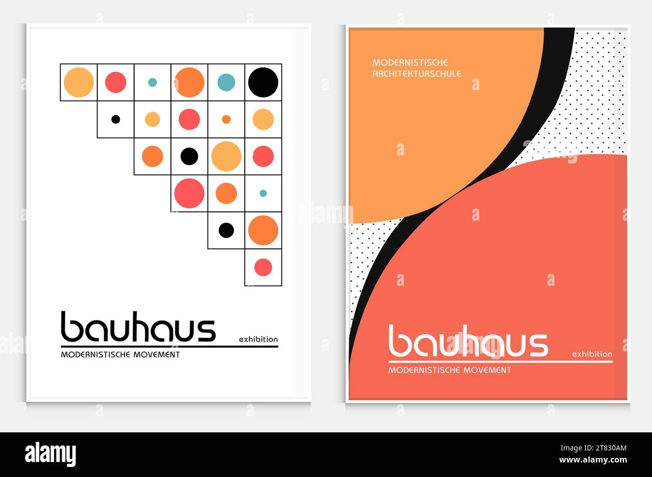 Contains Abstract Art Set in bauhaus style, Decorative Modern Art, Vector illustration poster. Prints, Gallery Wall Art Set, Office Wall Art, Stock Vector