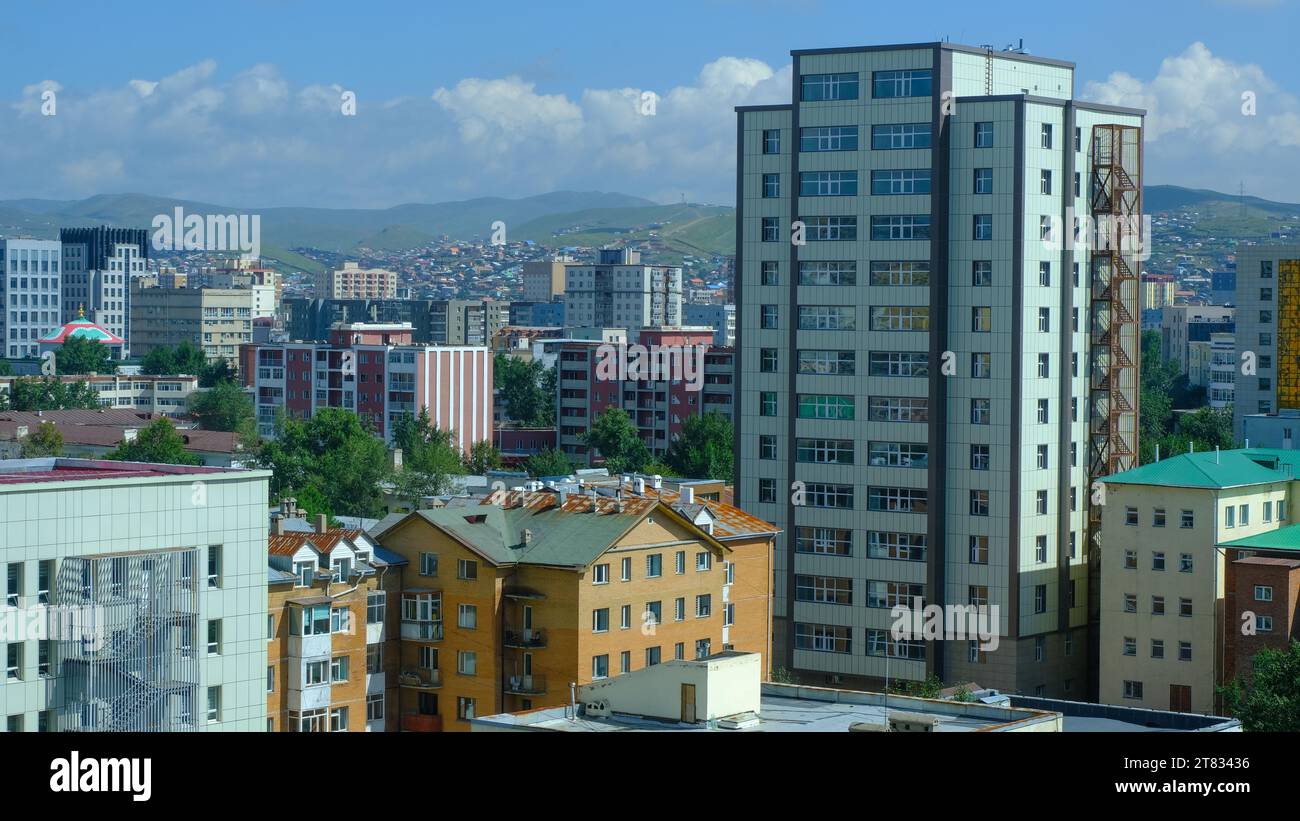 Panorama view ulaanbaatar mongolia hi-res stock photography and images ...