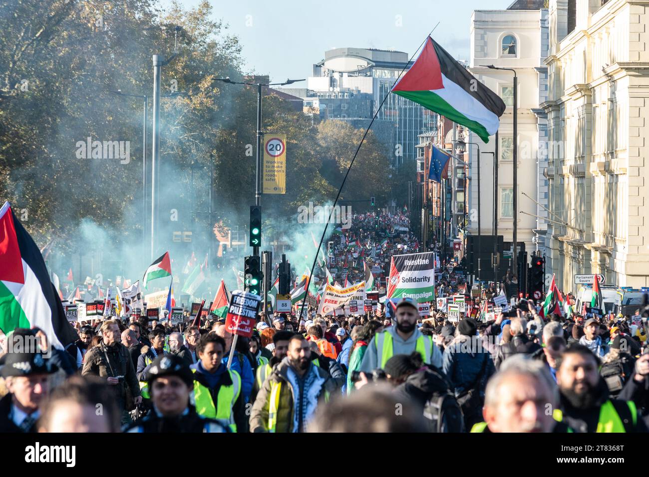 Pro Palestine rally, National Demonstration for Palestine taking place