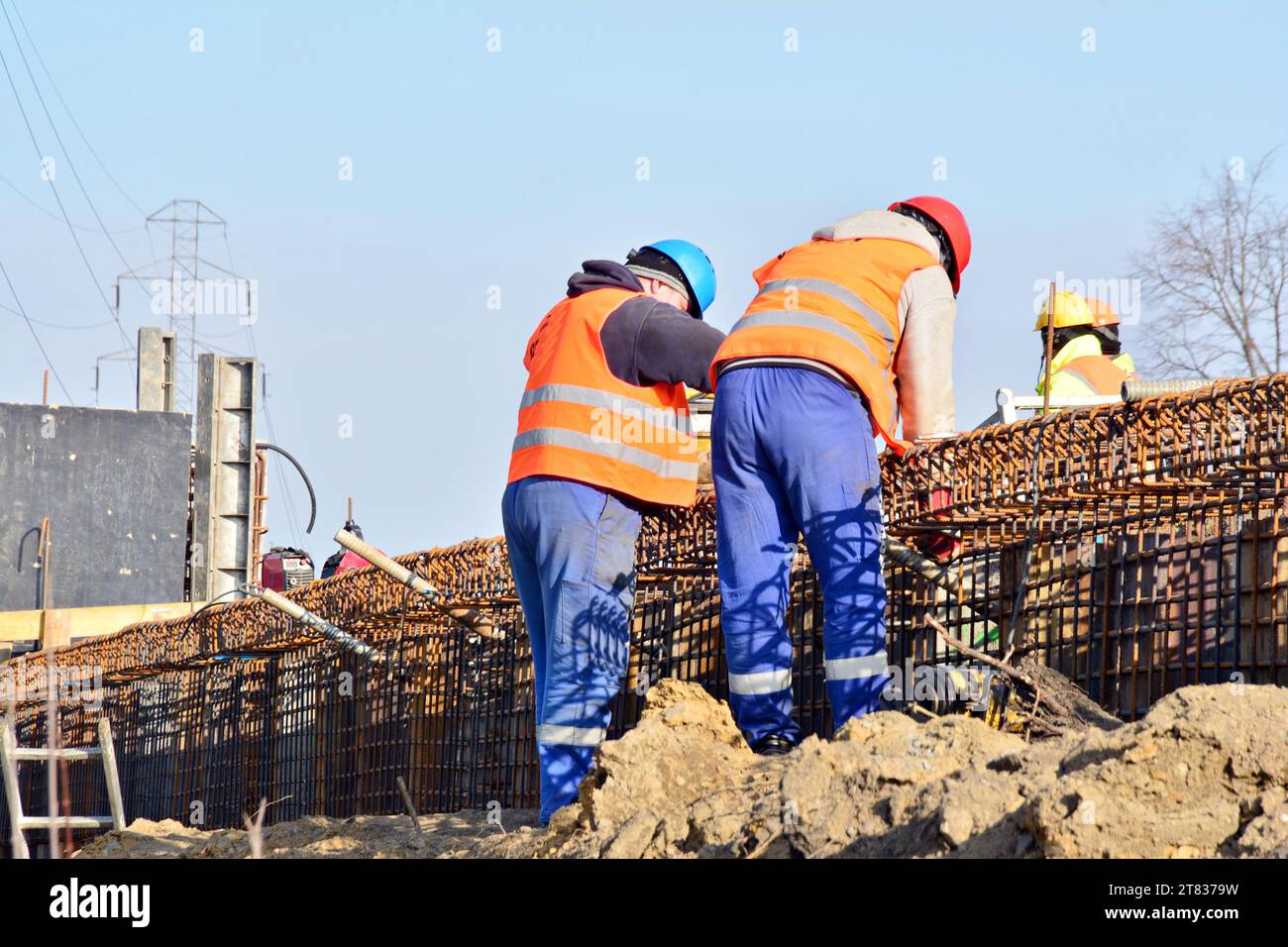 a construction worker Stock Photo