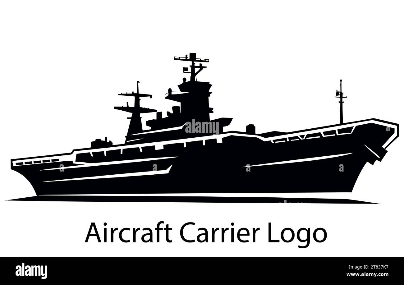 Aircraft carrier logo design, aircraft plane icon set ,International