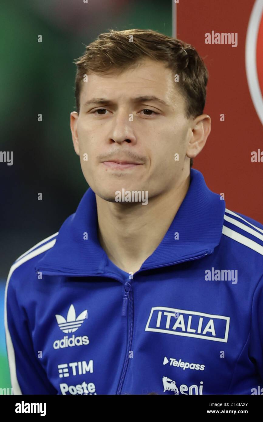Nicolo Barella of Italy looks during the Euro 2024 Qualifier Group C ...