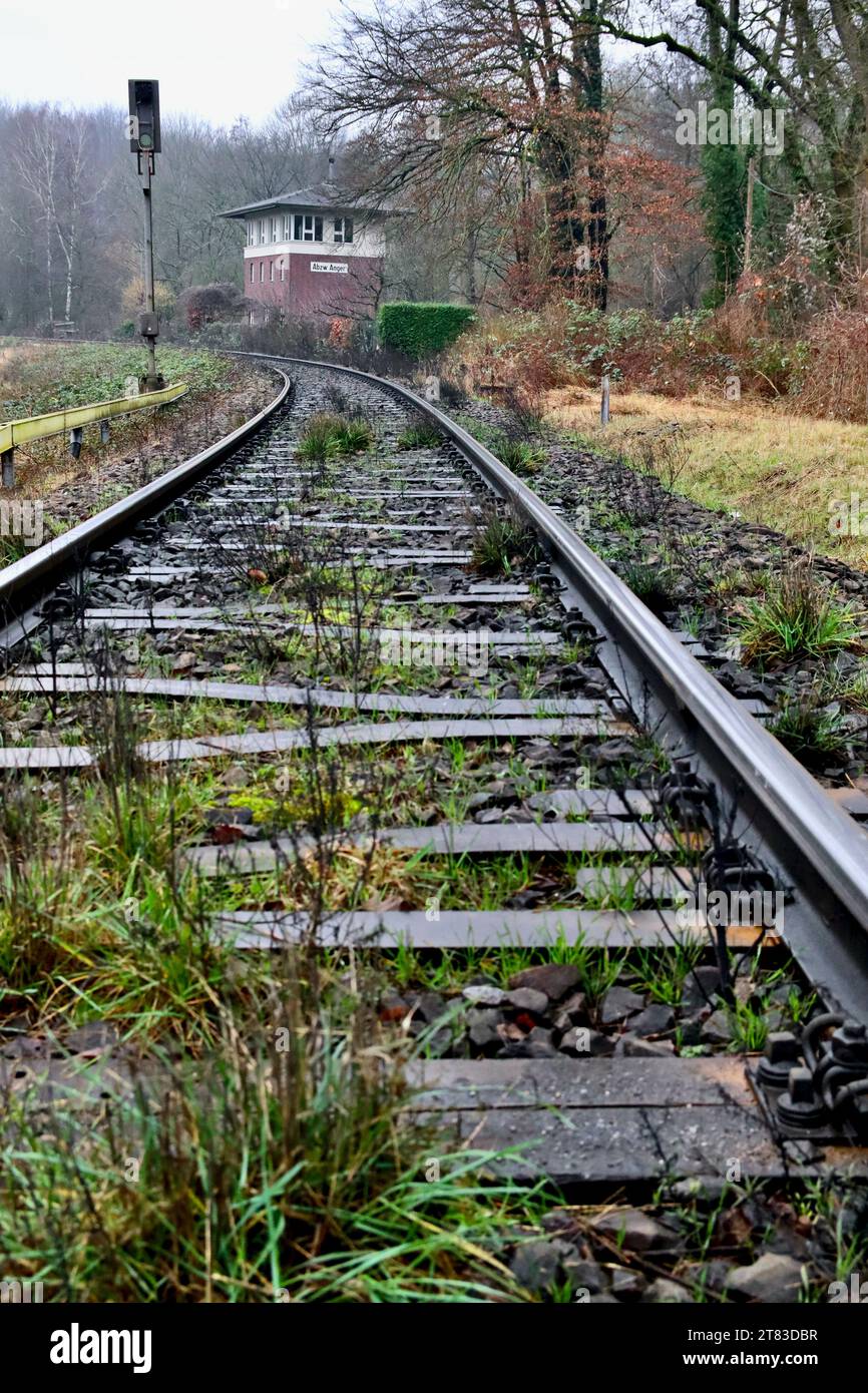 Eisenbahn Gleise Stock Photo