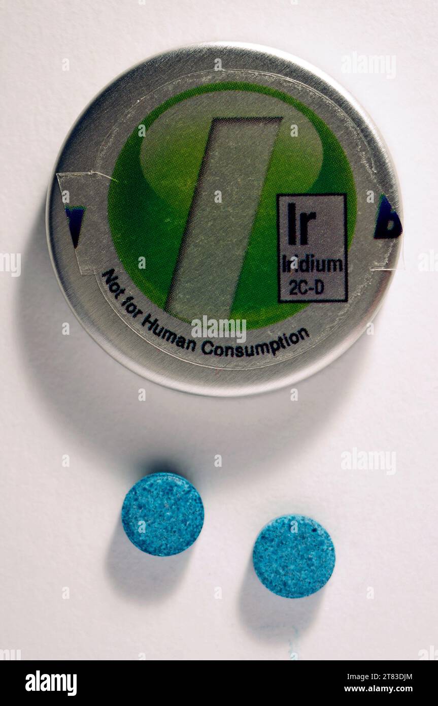 Iridium (2-CD) - Recreational Drug, Research Chemical Stock Photo