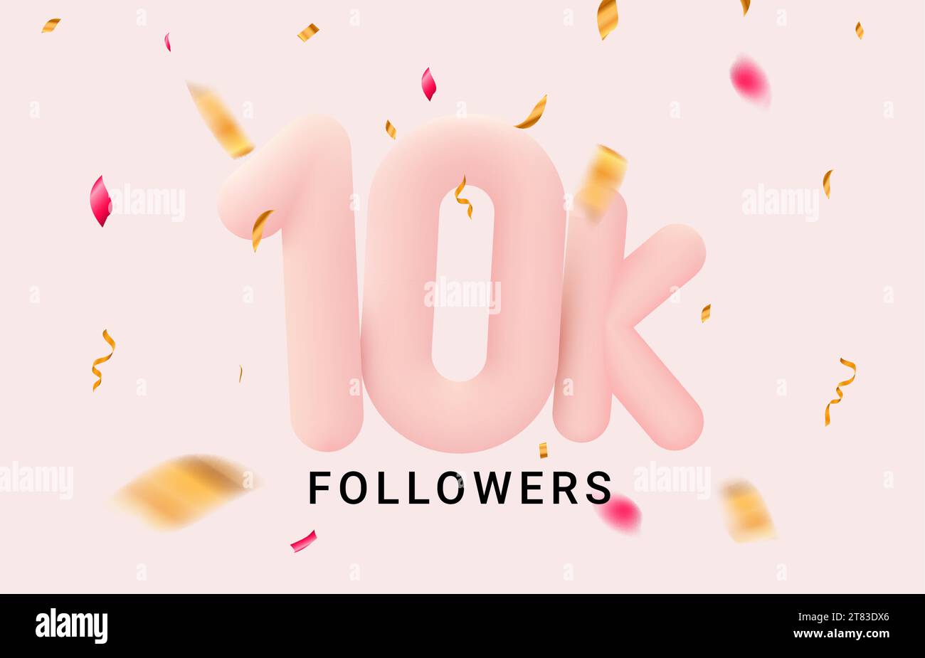10k Followers Celebrate Social Media Thousand Anniversary 10000
