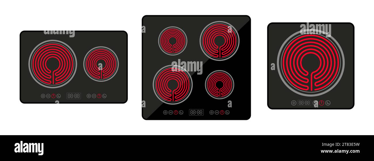 Induction stove cooker electric hob heater. Cooctop ceramic electric