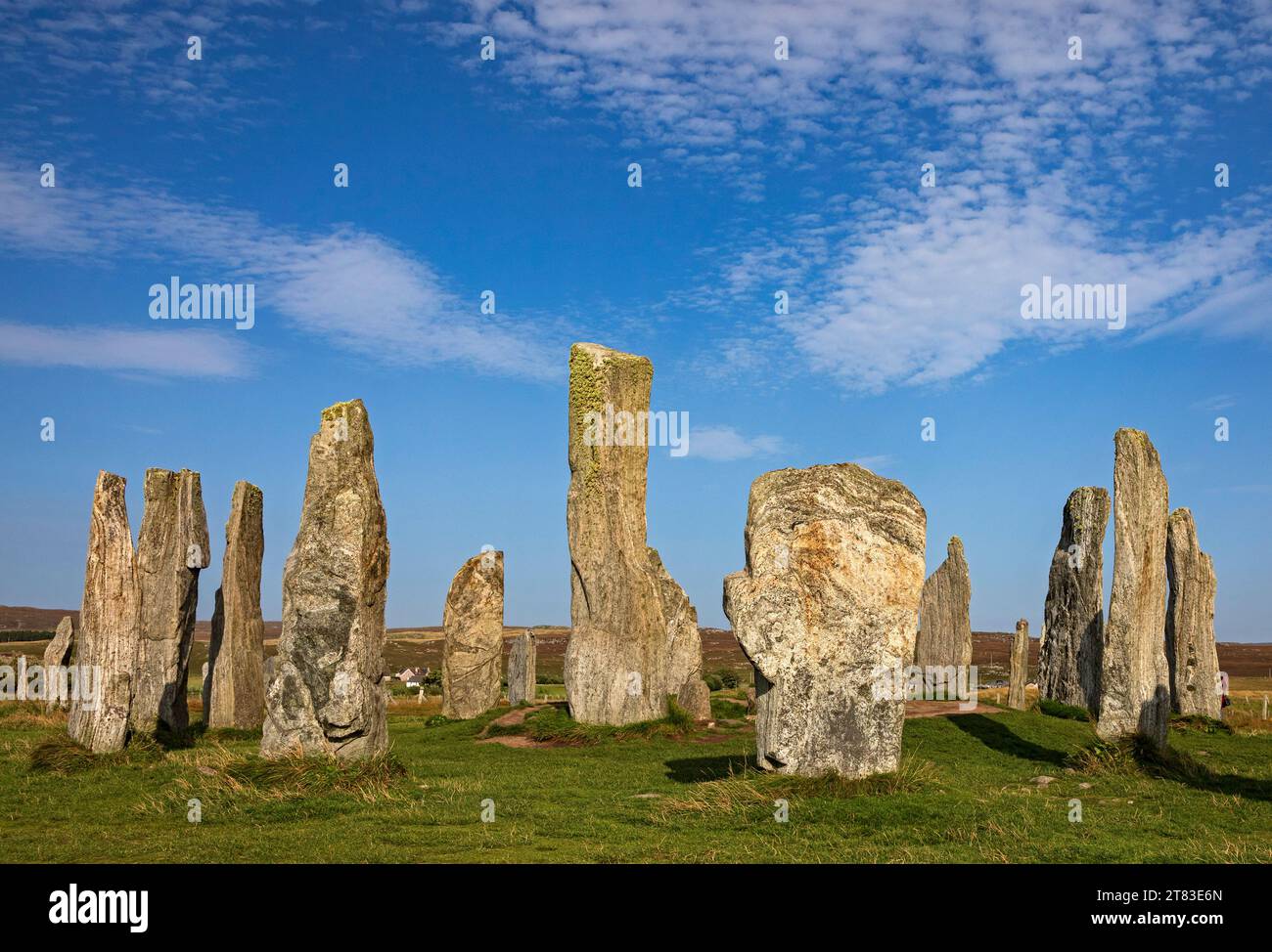 Callanish Standing Stones, Isle of Lewis, Outer Hebrides, Scotland, UK Stock Photo