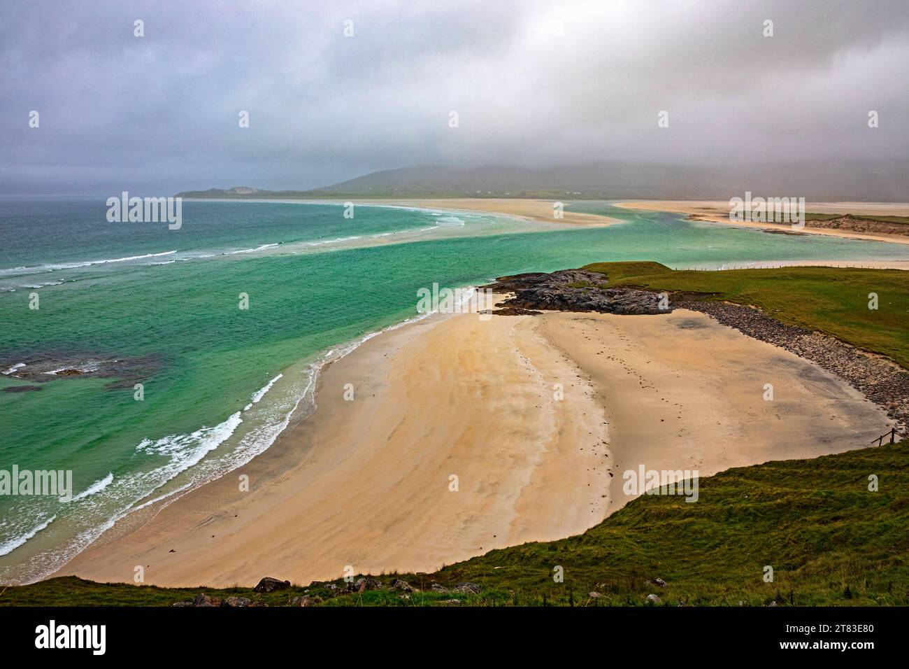 Seilebost Beach, West Harris, Isle of Harris, Outer Hebrides, Scotland, UK Stock Photo